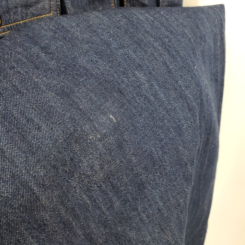 We The Free Free People Franklin Blue Denim Wide Leg Jumpsuit Long Sleeve Small - Picture 6 of 16